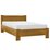 łóżko sosnowe 140x200 proste linie bez śrub nowoczesny wygląd drewno producent