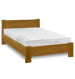 łóżko drewniane 140x200 nowoczesny design scandi producent