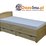 łóżko z pojemnikami praktyczne drewniane 120x220 producent prudnik
