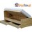 łóżko drewniane praktyczne 100x200 otwieranie i szuflady producent
