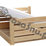 łóżko drewniane z pojemnikiem na pościel 90x220 producent woj opolskie