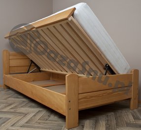 wygodne szerokie łóżko dla 1 osoby 100x200 ze schowkiem producent