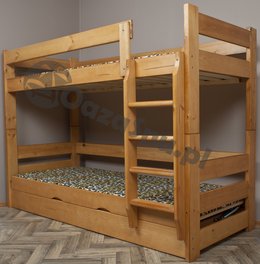 praktyczne łóżko piętrowe 90x190 cm z miejscem na zabawki pojemnik na pościel producent
