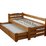 łóżko z wysuwanym dodatkowym spaniem dla dzieci 80x160 producent łóżek prudnik