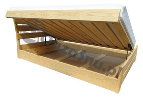 łóżko drewniane minimalistyczne surowe producent Gliwice Katowice Opole Prudnik