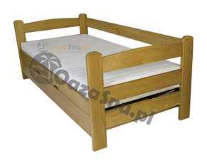 łóżko sosnowe 120x220 producent otwieranie podwyższone siedzisko wygodne wstawanie