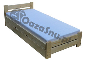 producent łóżek drewnianych Prudnik łóżko sosnowe otwierane 120x210