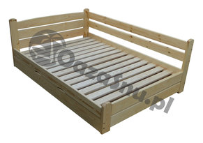 producent łóżek na wymiar tapczan drewniany do sypialni 140x200