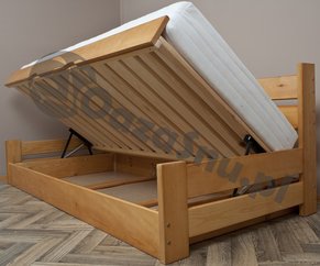 łóżko sosnowe 100x220 cm z pojemnikiem na pościel producent
