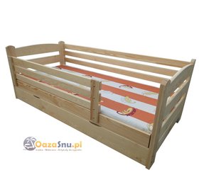 łóżo z barierkami dla 3-latka 4-latka drewniane łóżko młodzieżowe produkcja na wymiar