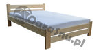łóżko drewniane mega solidne z oparciem TRENTINO 90x200