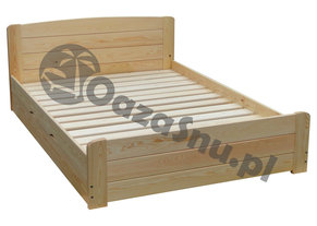 100x210 cm łóżko sosnowe drewniane z pojemnikiem na przechowywanie producent