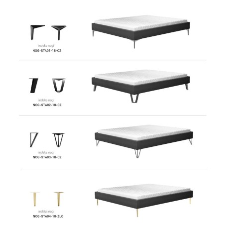 Łóżko tapicerowane Mk Foam 81244
