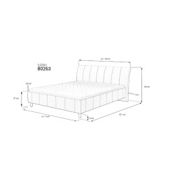 Łóżko MK Foam 80263