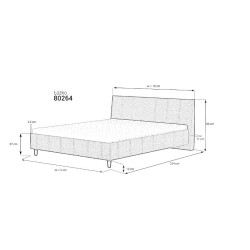 Łóżko MK Foam 80264