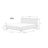 Łóżko MK Foam 80264