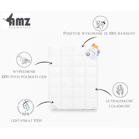 Kołdra Royal Zimowa Puch 100%