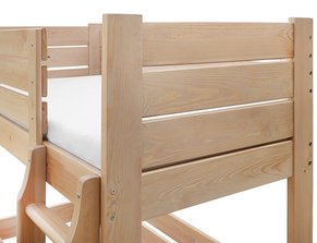 drewniane łóżko piętrowe dla dzieci, młodzieży i dorosłych