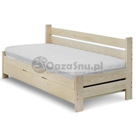tapczan z drewna sosnowego otwierane łóżko z pojemnikiem producent woj opolskie Prudnik