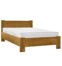 łóżko sosnowe z wysokiem zagłówkiem ETIUDA 120x220