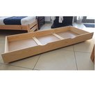 drewniana szuflada, pojemnik, schowek na pościel 80x200