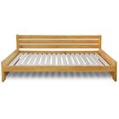 łóżko drewniane z wysokim oparciem VASTO 80x190