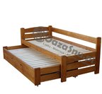łóżko z wysuwanym spaniem Dual 80x200