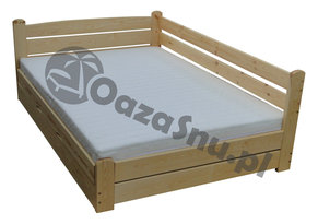 łóżko drewniane z otwieraniem producent łóżko ze schowkiem
