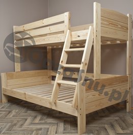łóżko piętrowe 120x200 szerszy dół producent woj opolskie śląskie dolnośląskie