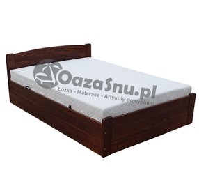 łóżko 120x200 głęboki pojemnik na pościel 120x200 stelaż elastyczny producent łóżek opolskie