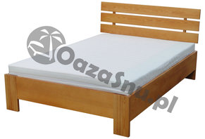 łóżko sypialniane poziomy zagłówek producent solidnych łóżek woj opolskie