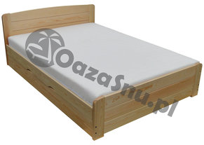 najmocniejsze łóżka od producenta grube deski tapczan sosnowy z otwieraniem pojemnik na pościel