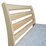 solidne nowoczesne łóżko drewniane dla seniora