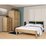 łóżko w stylu klasycznym 90x200 tapicerowany zagłówek