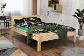 łóżko w stylu klasycznym 120x200 wysoki pełny zagłówek