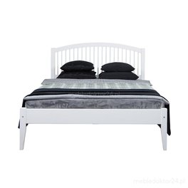 solidne nowoczesne łóżko drewniane
