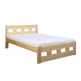 solidne nowoczesne łóżko drewniane dla seniora