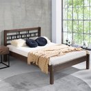 łóżko drewniane sosnowe AVILA 140x200 metal mega mocne
