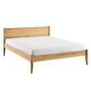 łóżko drewniane sosnowe klasyczne na wysokich nóżkach ASPRE 180x200