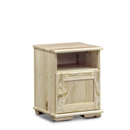 stolik, szafka nocna drewniana sosnowa lite drewno mocna konstrukacja trwałe solidne