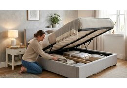 Jak działa łóżko otwierane z boku? Zalety i wady tego rozwiązania